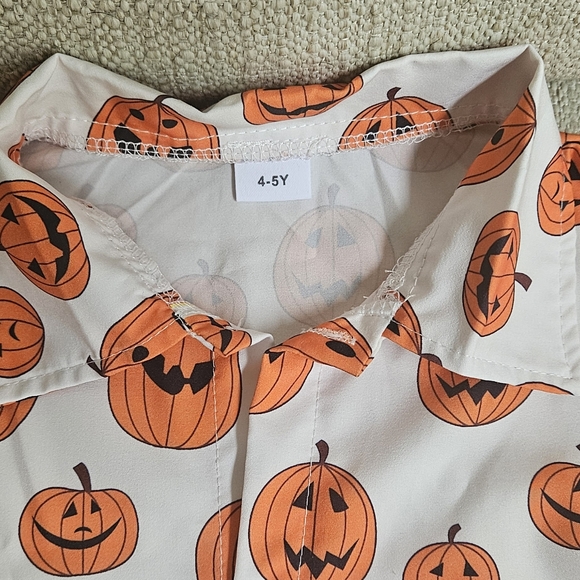 Pumpkin Print Shirt - Picture 2 of 5